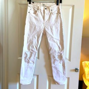 White Ripped Citizen Denim